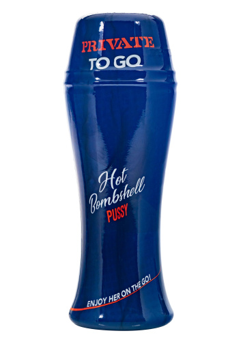 Private Hot Bombshell To Go компактный мастурбатор-вагина, 21х7,5 см (телесный)